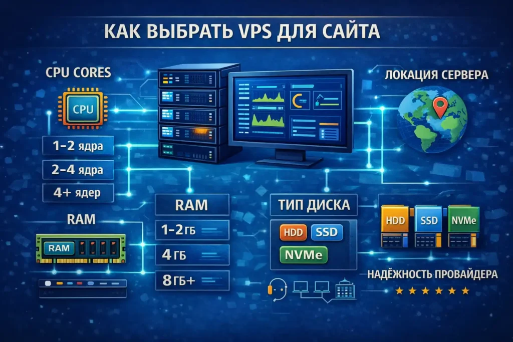 Как выбрать VPS для сайта